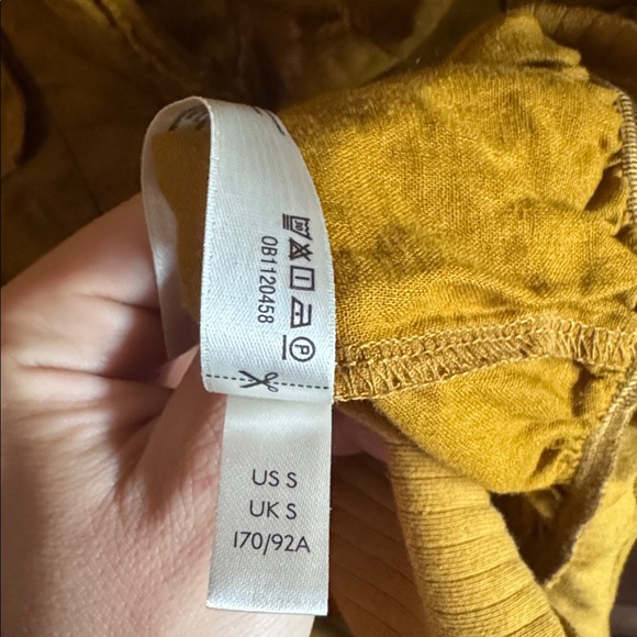 Free People Golden Top Safari Body Suit Blouse Utility Pocket Boho Shirt Small - Picture 8 of 8